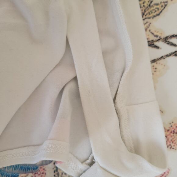 Gaze USA Tank Chocker Neck Cutout Crane Floral Print Swing Shape Women Small - Picture 11 of 11